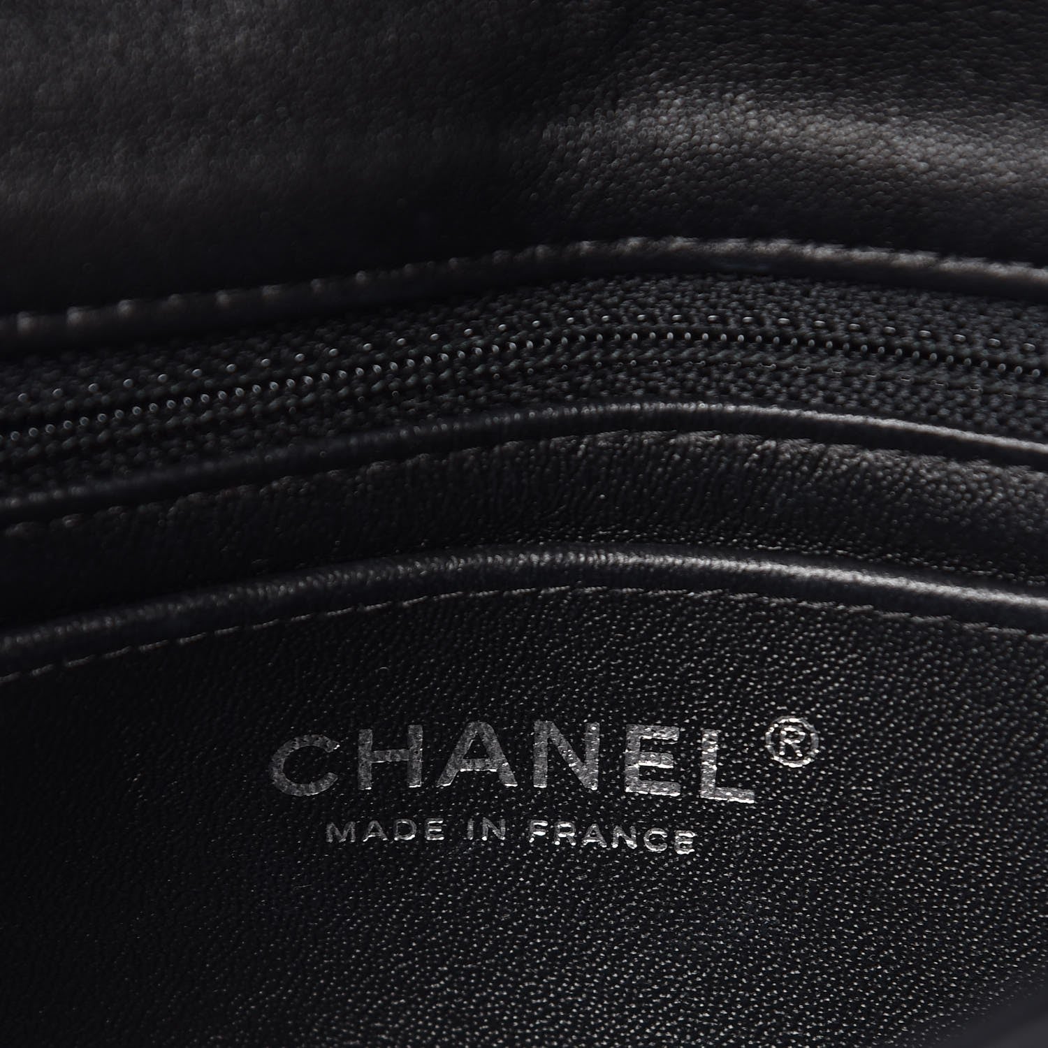 Chanel Lambskin Quilted Mini Rectangular Flap Black 6 of 8
