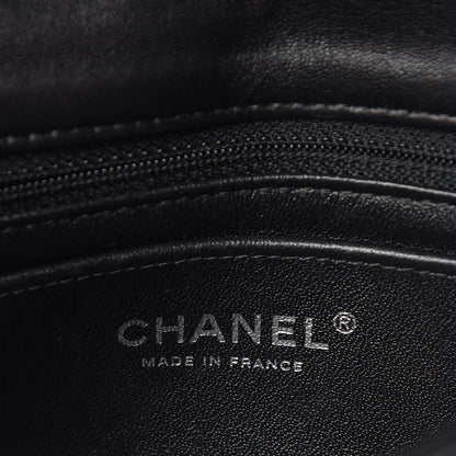 Chanel Lambskin Quilted Mini Rectangular Flap Black 6 of 8