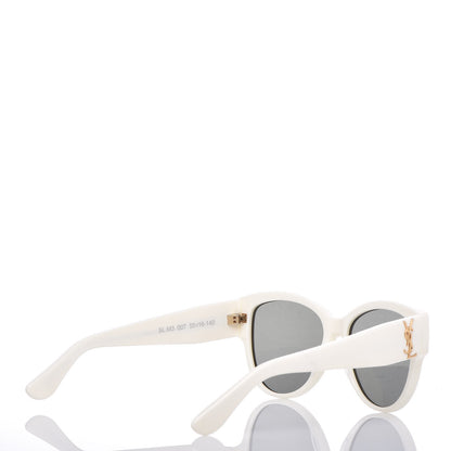 Saint Laurent SL M3 007 Sunglasses Ivory 4 of 8
