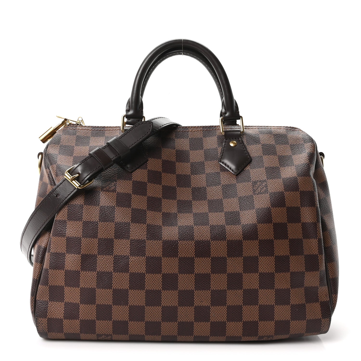 Louis Vuitton Damier Ebene Speedy Bandouliere 30 1 of 10