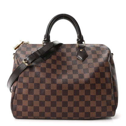Louis Vuitton Damier Ebene Speedy Bandouliere 30 1 of 10