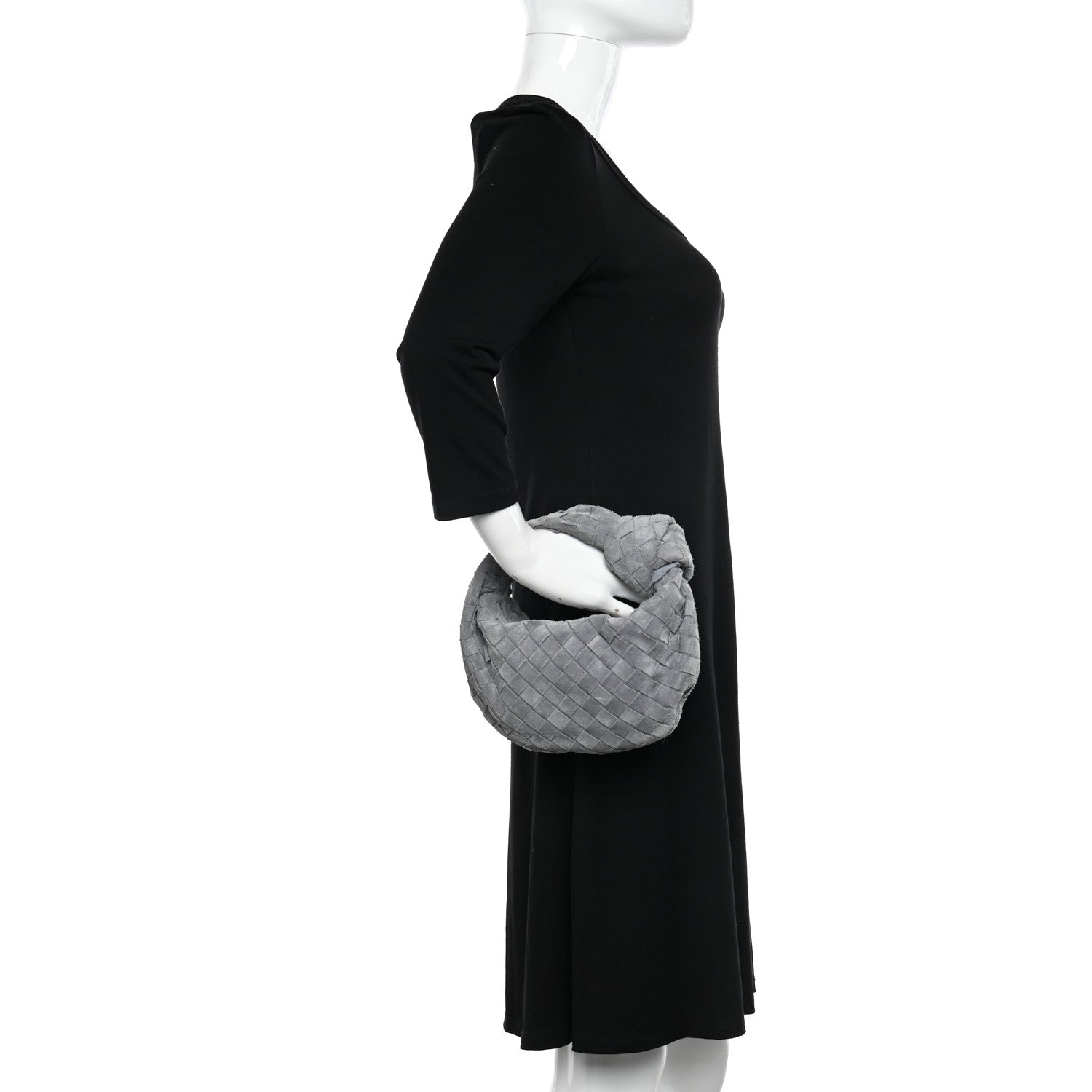 Bottega Veneta Suede Intrecciato Mini Jodie Thunder 2 of 10