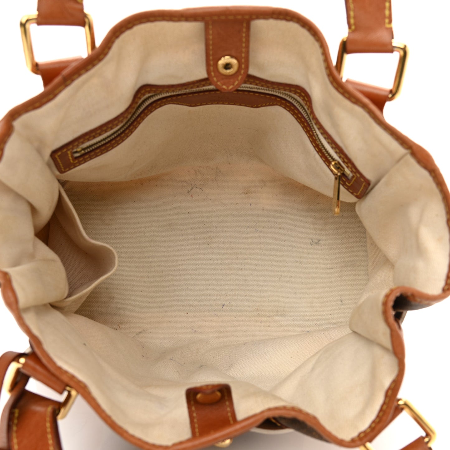 Monogram Rayures Tisse Sac PM