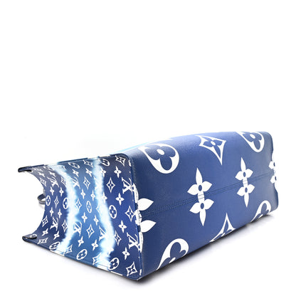 Louis Vuitton Monogram Escale Onthego GM Blue 4 of 9