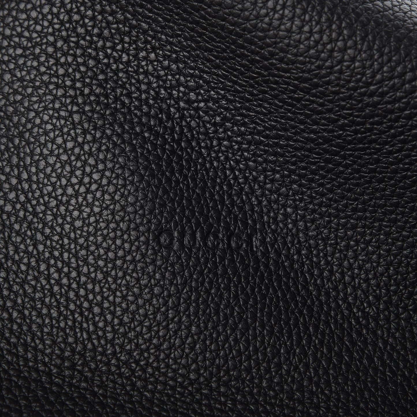 Pebbled Calfskin Carry On Duffle Black