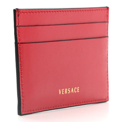 Versace X DISNEY Nappa Cinderella Print Card Holder Red Multicolor 3 of 8