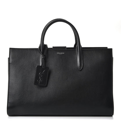 Saint Laurent Calfskin Large Jane Tote Black 1 of 8