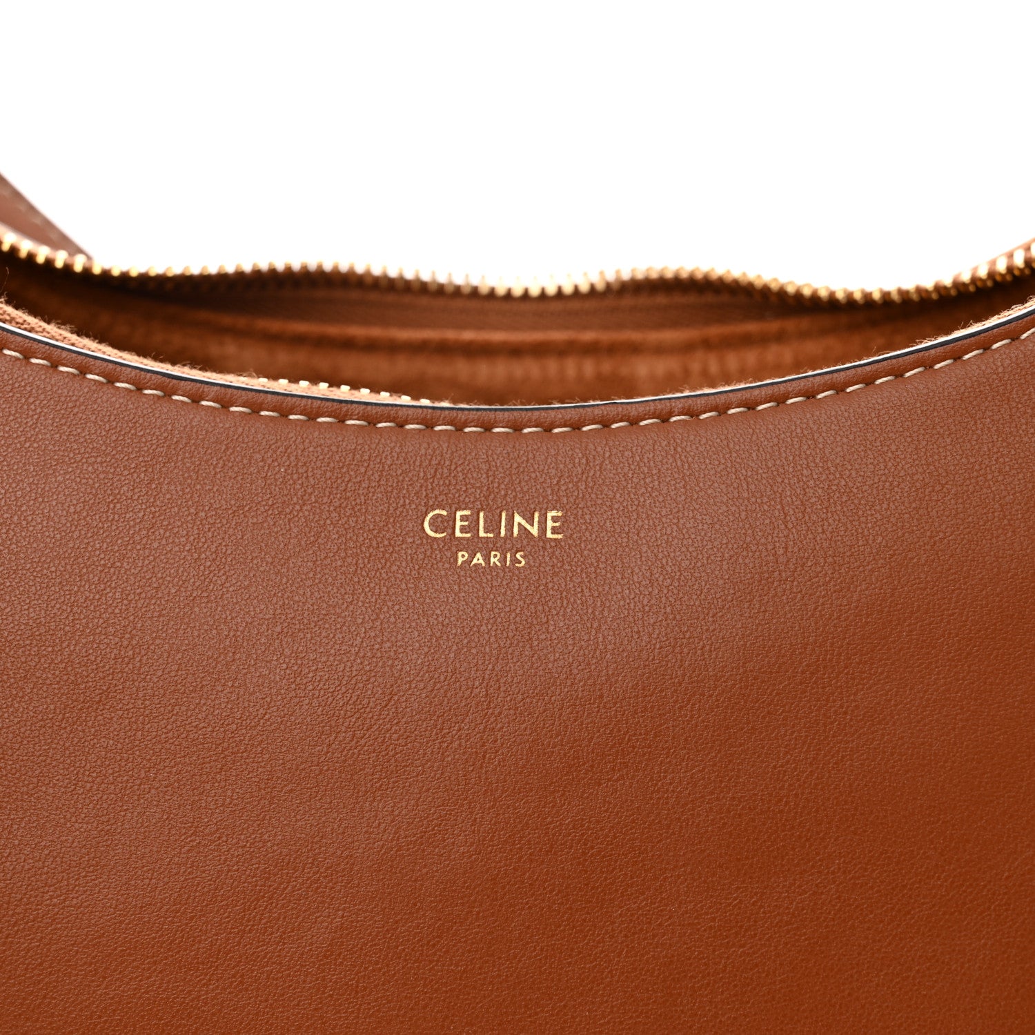 Celine Smooth Calfskin Medium Strap Ava Shoulder Bag Tan 6 of 10
