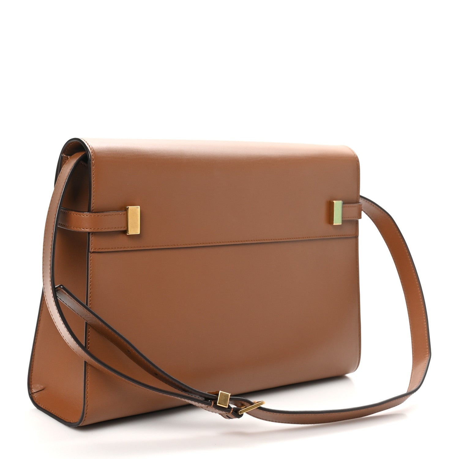 Saint Laurent Smooth Calfskin Manhattan Shoulder Bag Brick 2 of 10