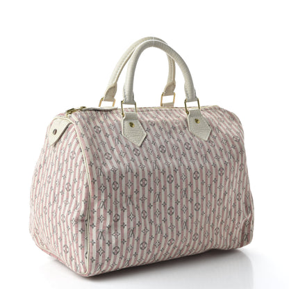 Louis Vuitton Mini Lin Croisette Speedy 30 Rouge 3 of 10