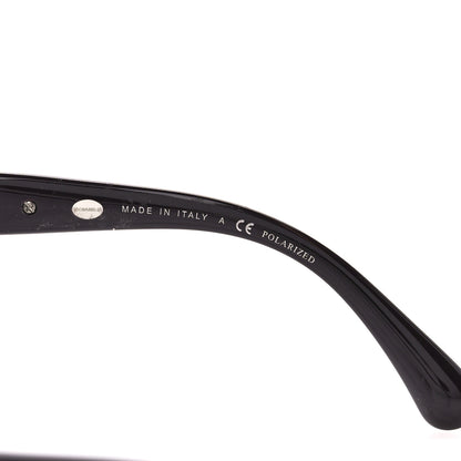 Chanel Round Acetate Bijoux Exclusive Sunglasses 5290B Black 7 of 9