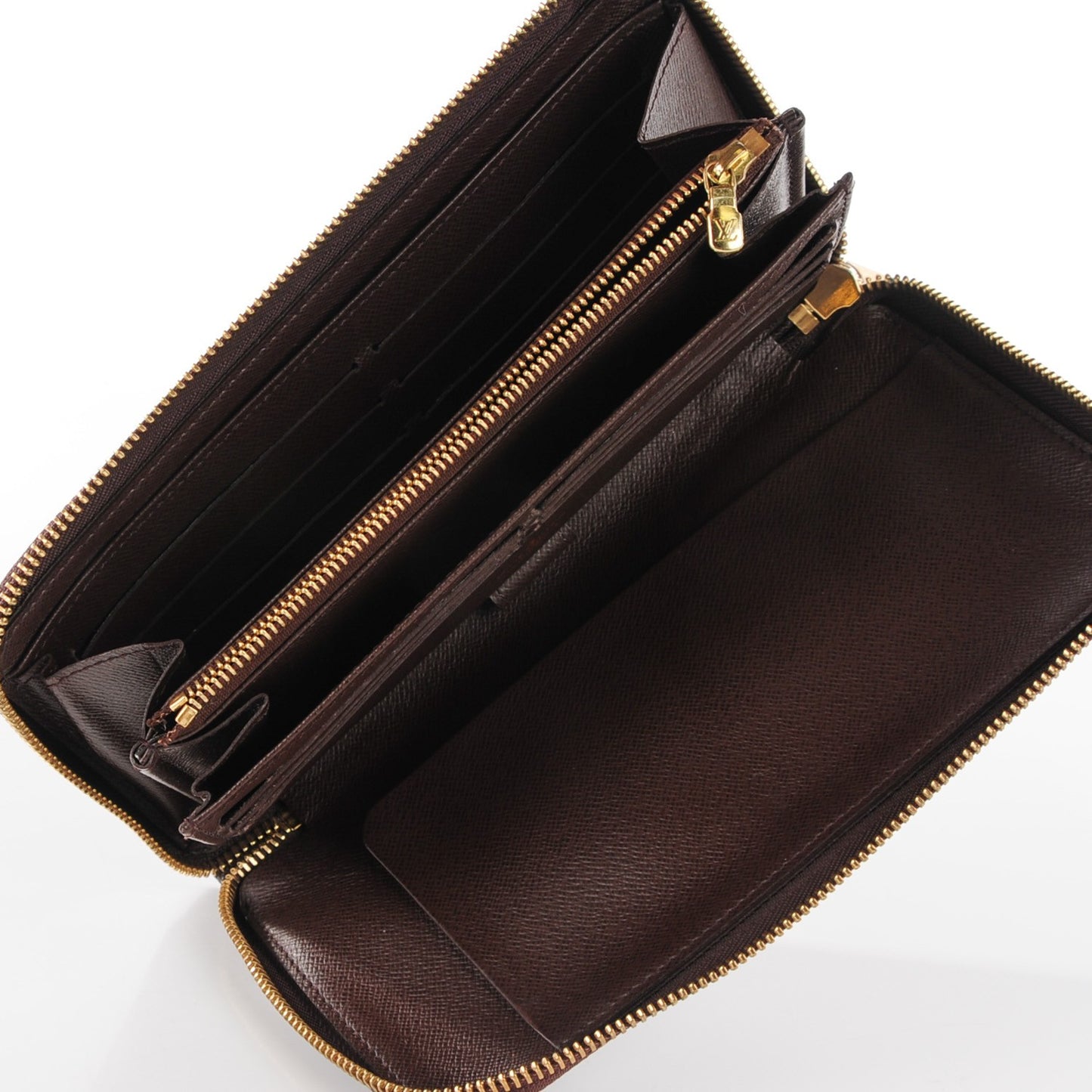 Damier Ebene Zippy Organizer Wallet