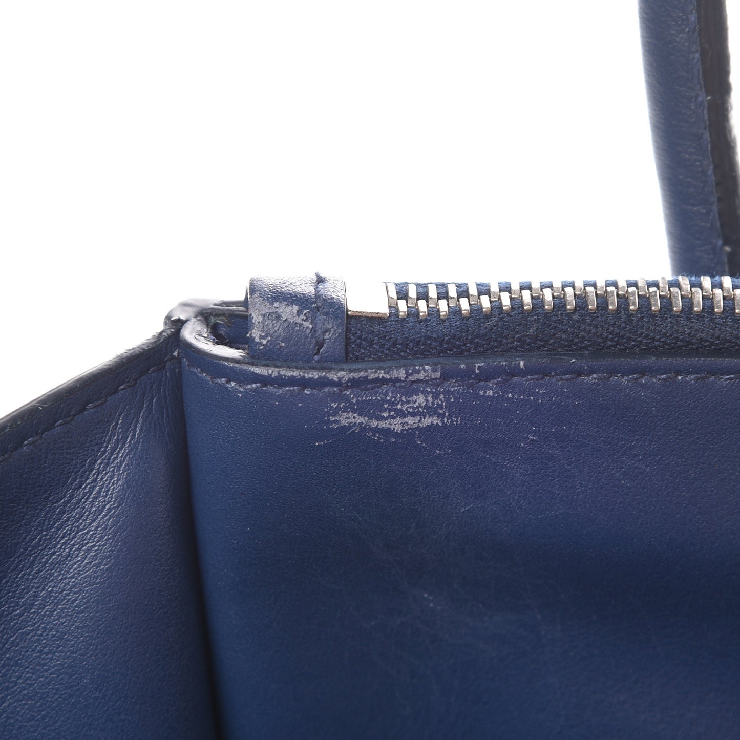 City Calf Sport Twin Pocket Tote Bluette