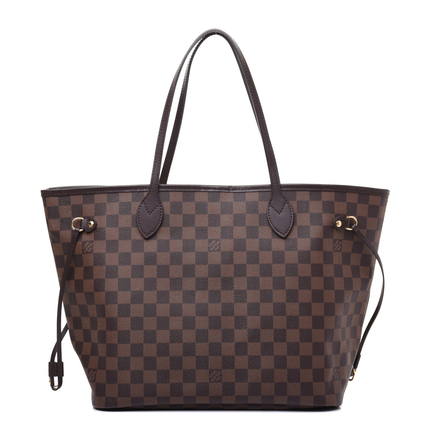 Louis Vuitton Damier Ebene Neo Neverfull MM Rose Ballerine 1 of 15