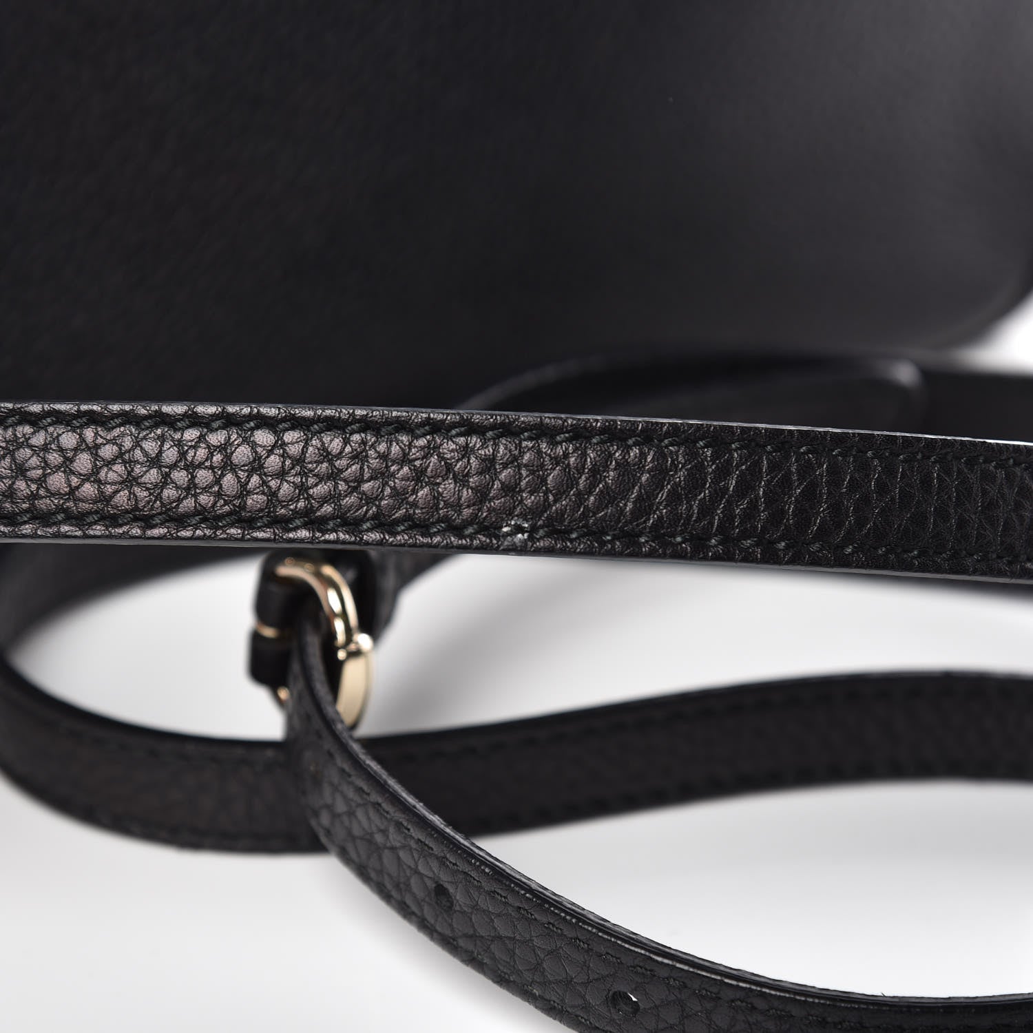 Gucci Pebbled Calfskin Small Soho Disco Bag Black 10 of 13