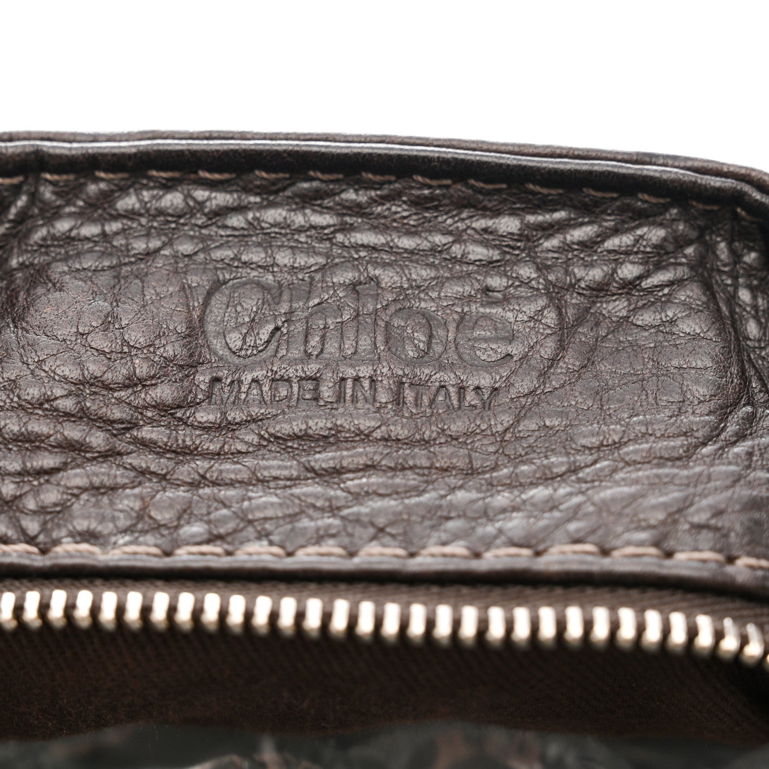 Chloe Calfskin Medium Paddington Satchel Chocolate 6 of 11