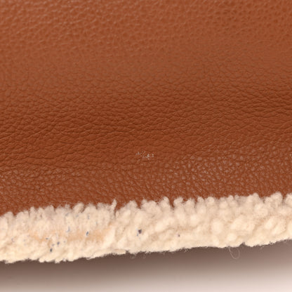 Chloe Calfskin Shearling Medium Marcie Satchel Tan 11 of 13