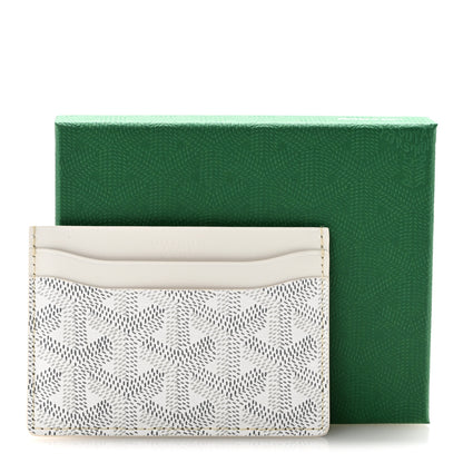 Goyard Goyardine Saint Sulpice Card Holder White 8 of 8