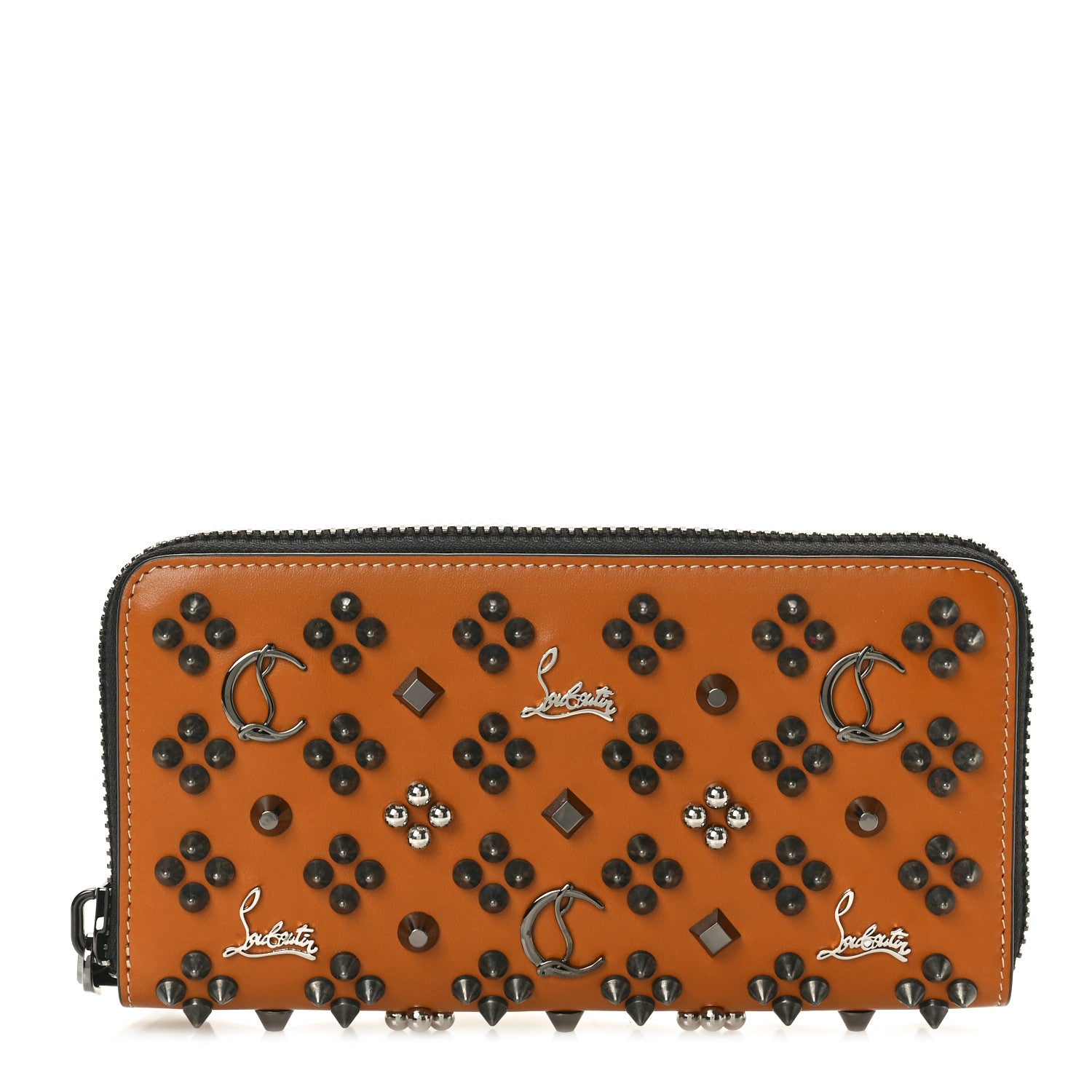 Christian Louboutin Calfskin Loubinthesky Panettone Wallet Brown 1 of 7