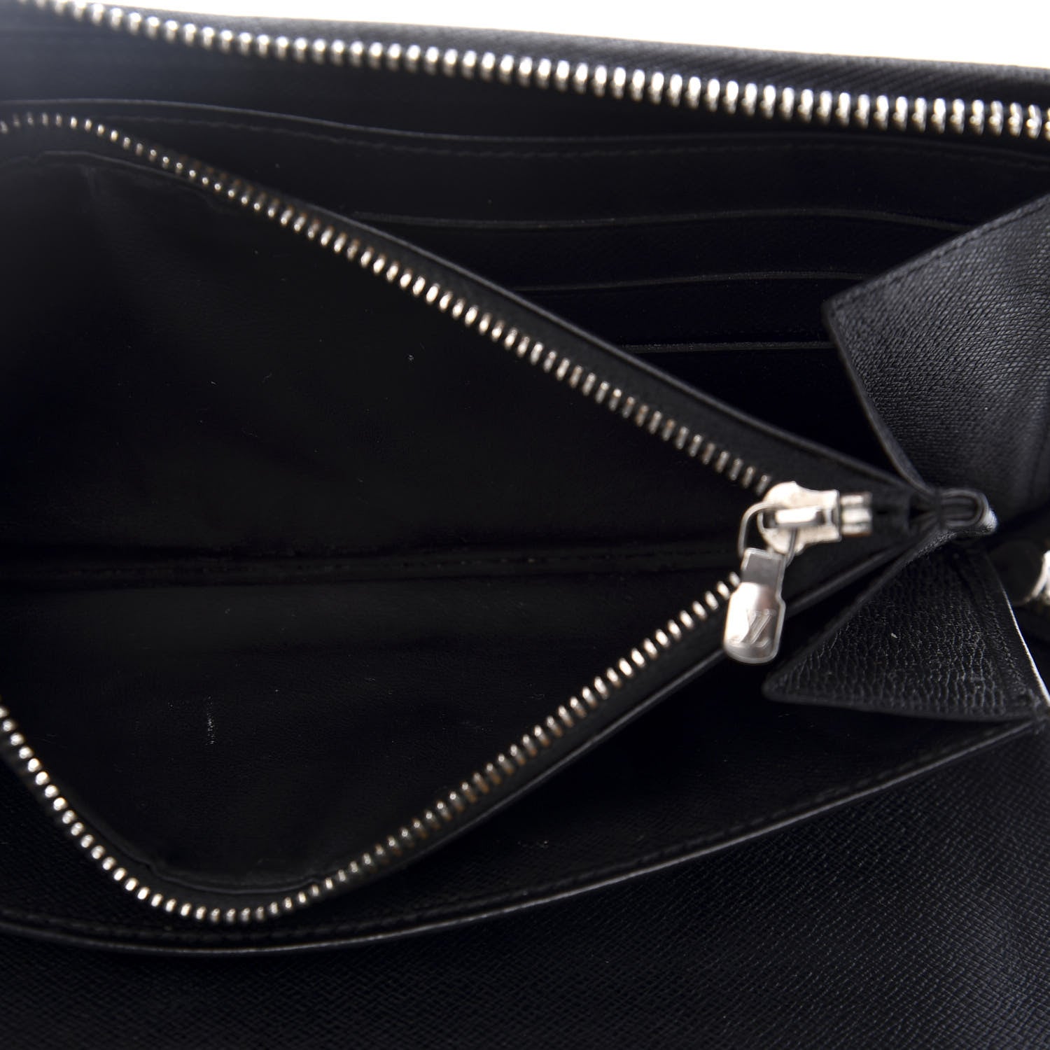 Louis Vuitton Epi Zippy Organizer Wallet Black 6 of 12