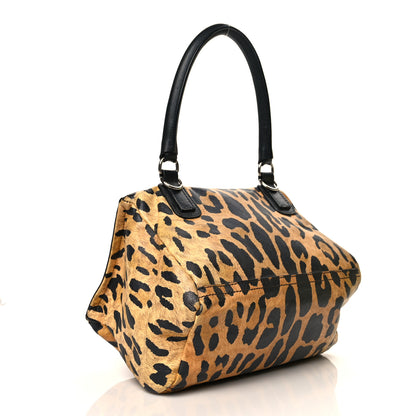 Givenchy Calfskin Leopard Print Small Pandora Multicolor 2 of 10