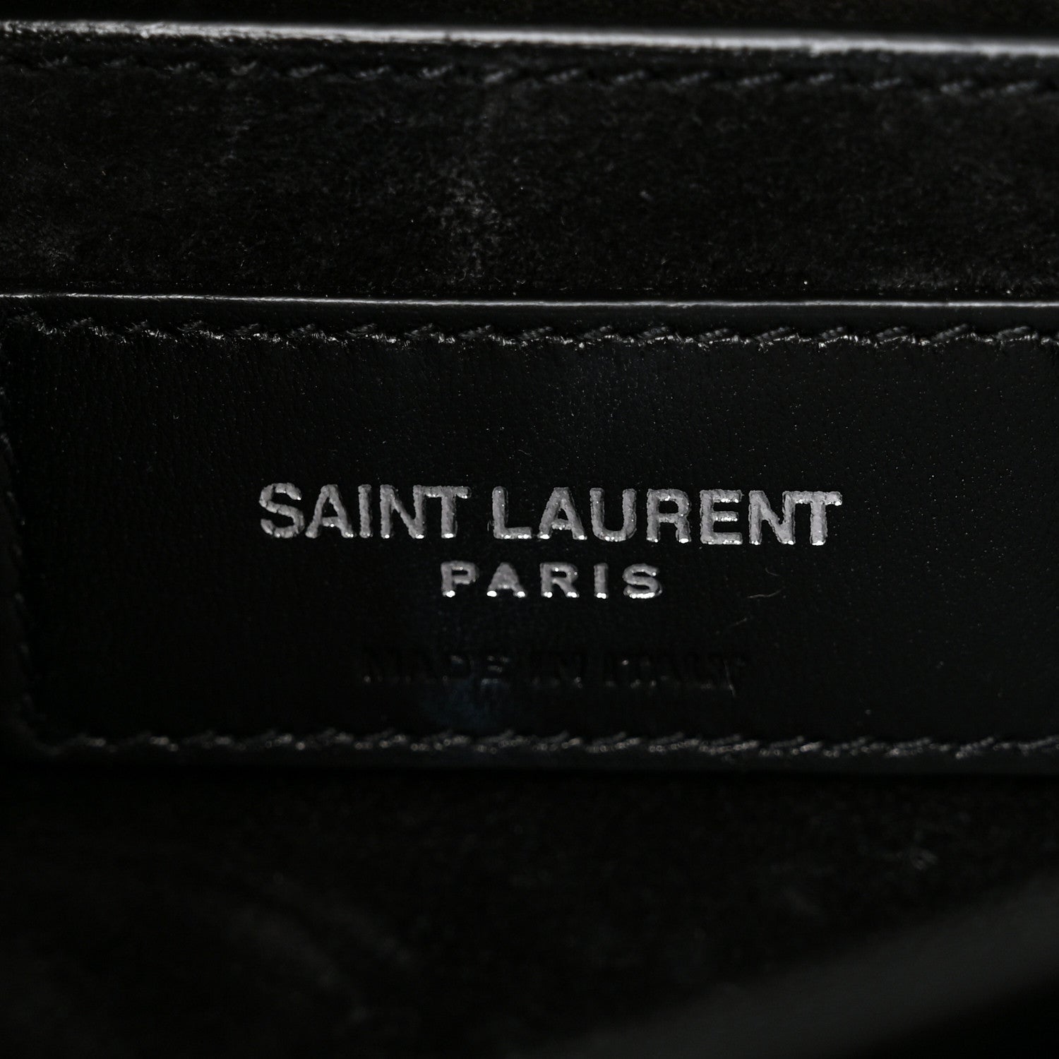 Saint Laurent Calfskin Medium Monogram Sunset Black 6 of 10