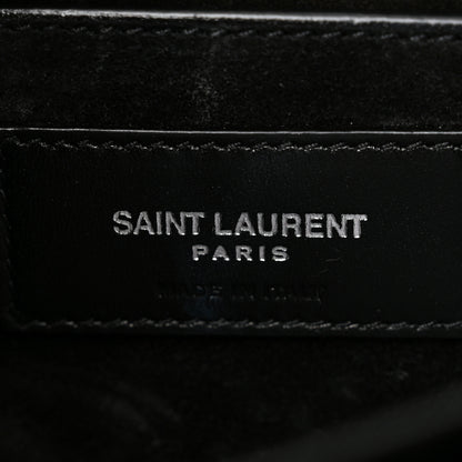 Saint Laurent Calfskin Medium Monogram Sunset Black 6 of 10