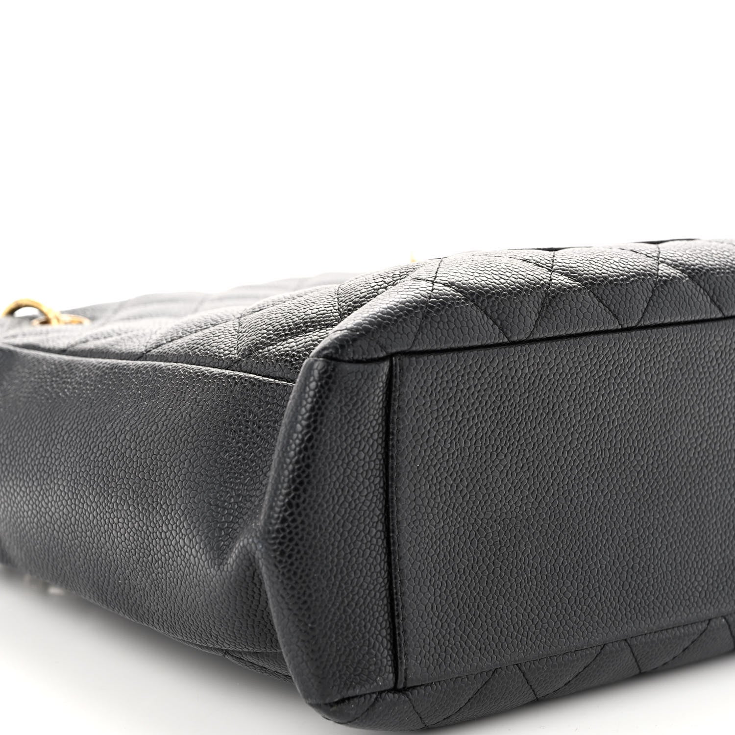 Chanel Caviar Quilted Petit Shopping Tote PST Black 7 of 9