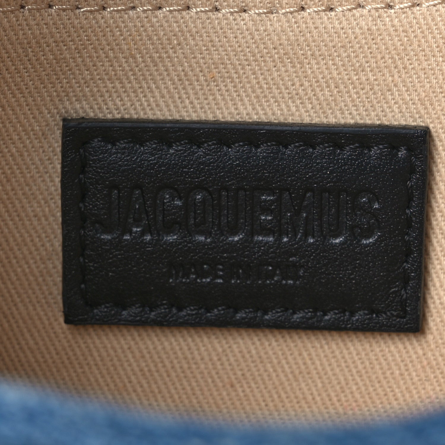 Jacquemus Denim Le Bisou Perle Blue 1888398 – FASHIONPHILE