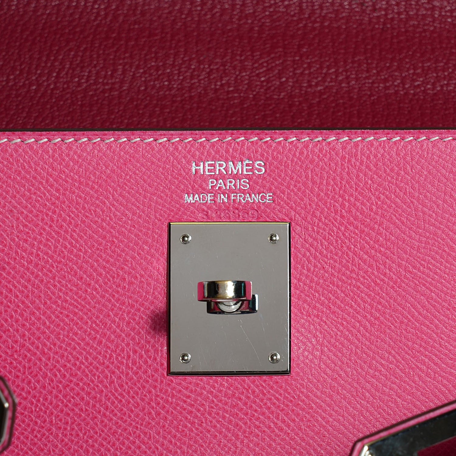Hermes Epsom Candy Kelly Retourne 35 Rose Tyrien Rubis 8 of 26