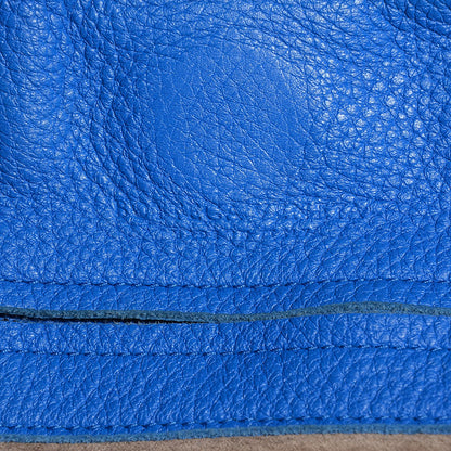 Bottega Veneta Cervo Deerskin Large Hobo Signal Blue 6 of 8