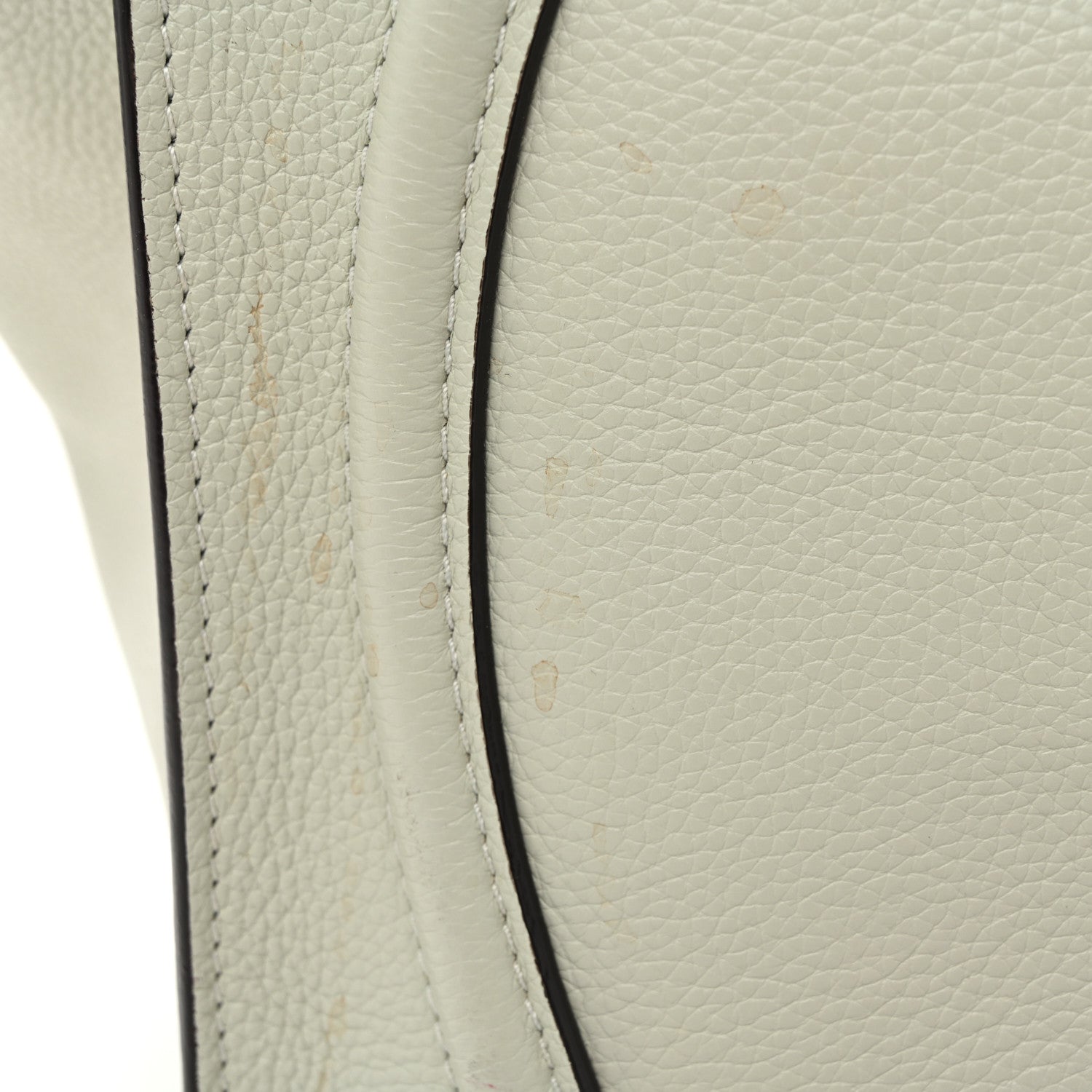 Celine Drummed Calfskin Mini Luggage Pebble Grey 11 of 12