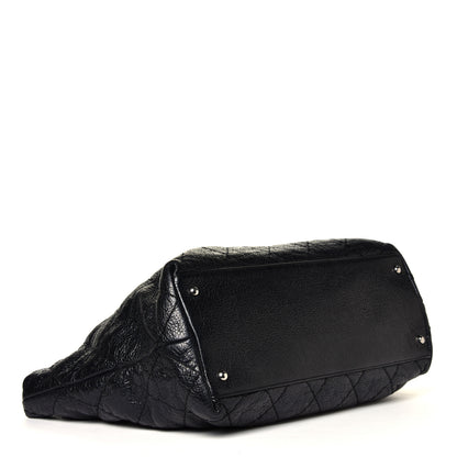 Chanel Glazed Calfskin Large On The Road Tote Black 3 of 5