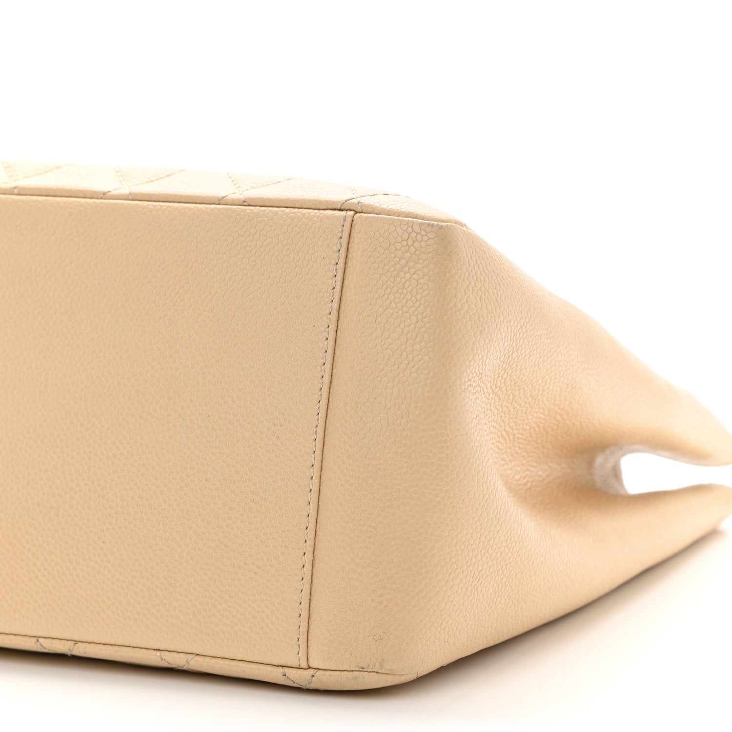 Chanel Caviar Quilted Grand Shopping Tote GST Beige Clair 10 of 14