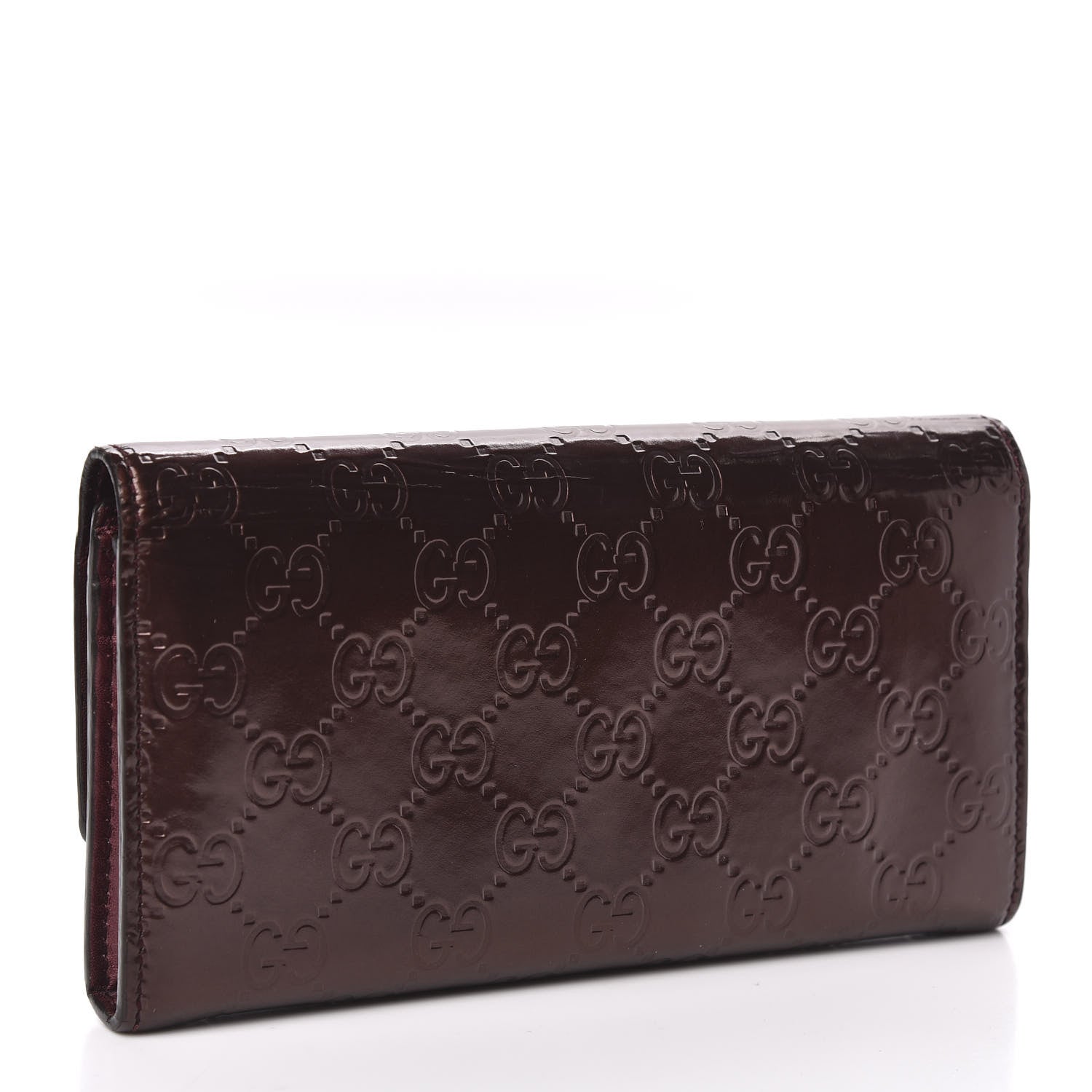 Gucci Shine Guccissima Lovely Heart Continental Wallet Scarlatto 3 of 10