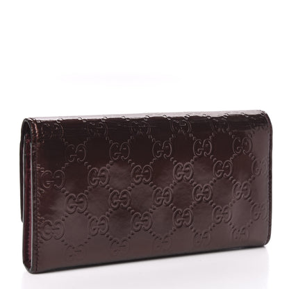 Gucci Shine Guccissima Lovely Heart Continental Wallet Scarlatto 3 of 10