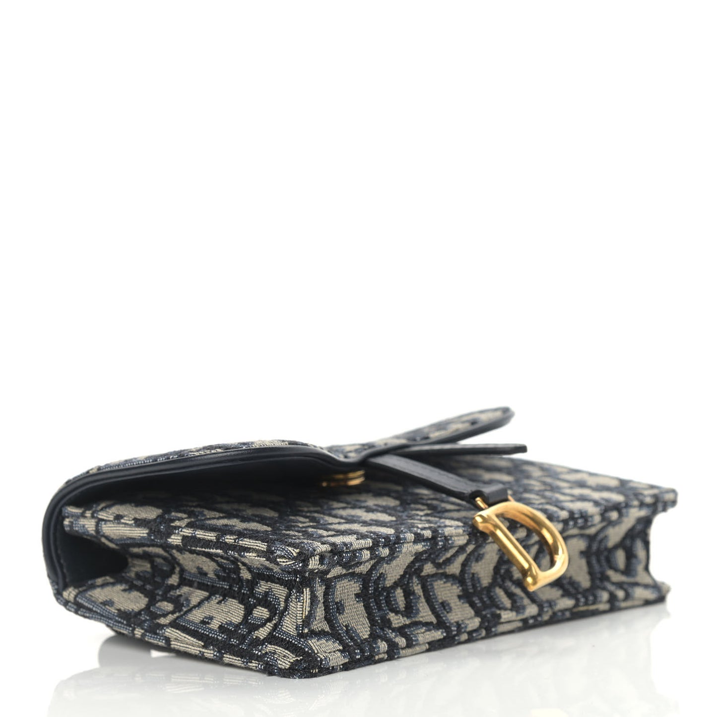 Oblique Saddle Belt Bag Blue