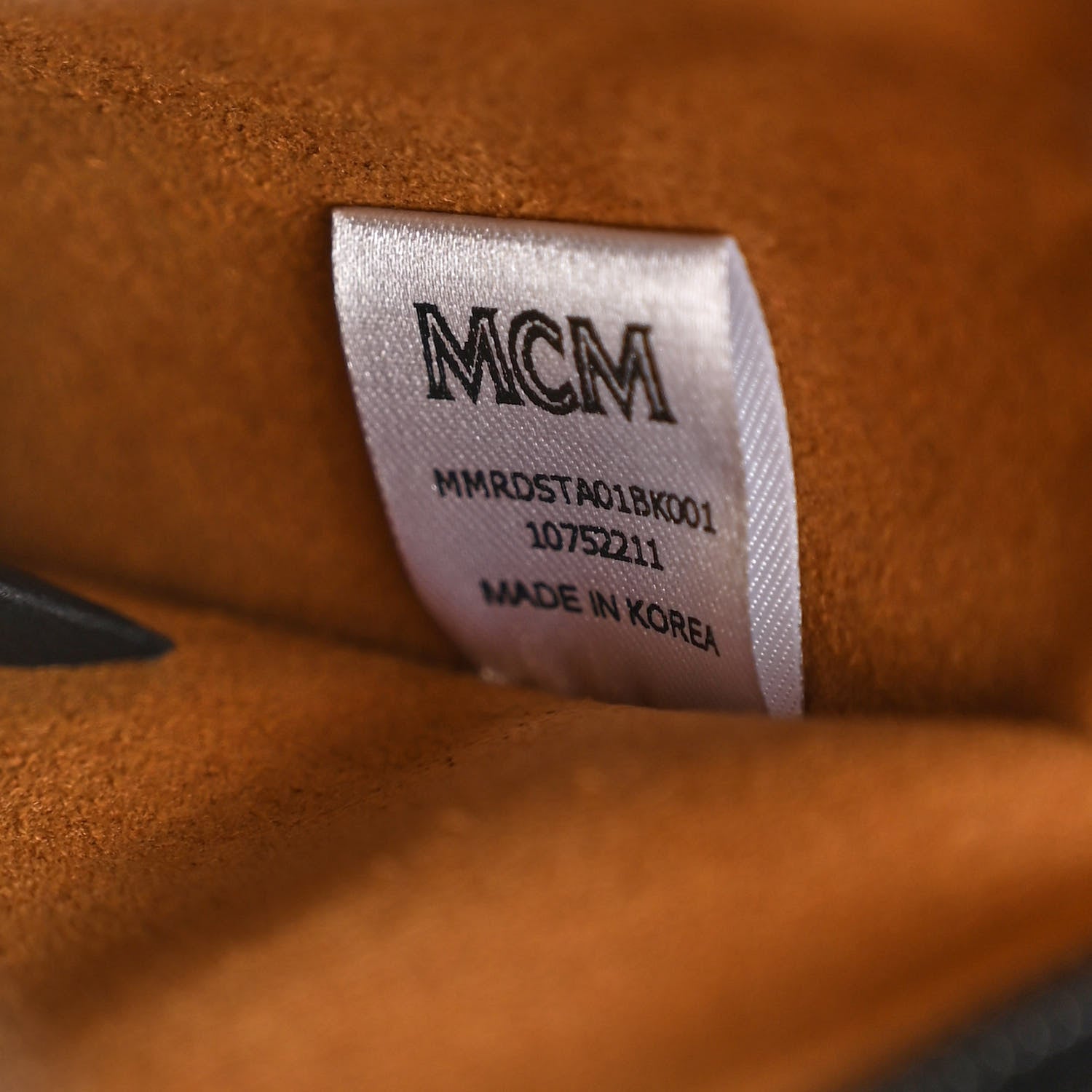 MCM Visetos Monogram Medium Aren Crossbody Black 6 of 9