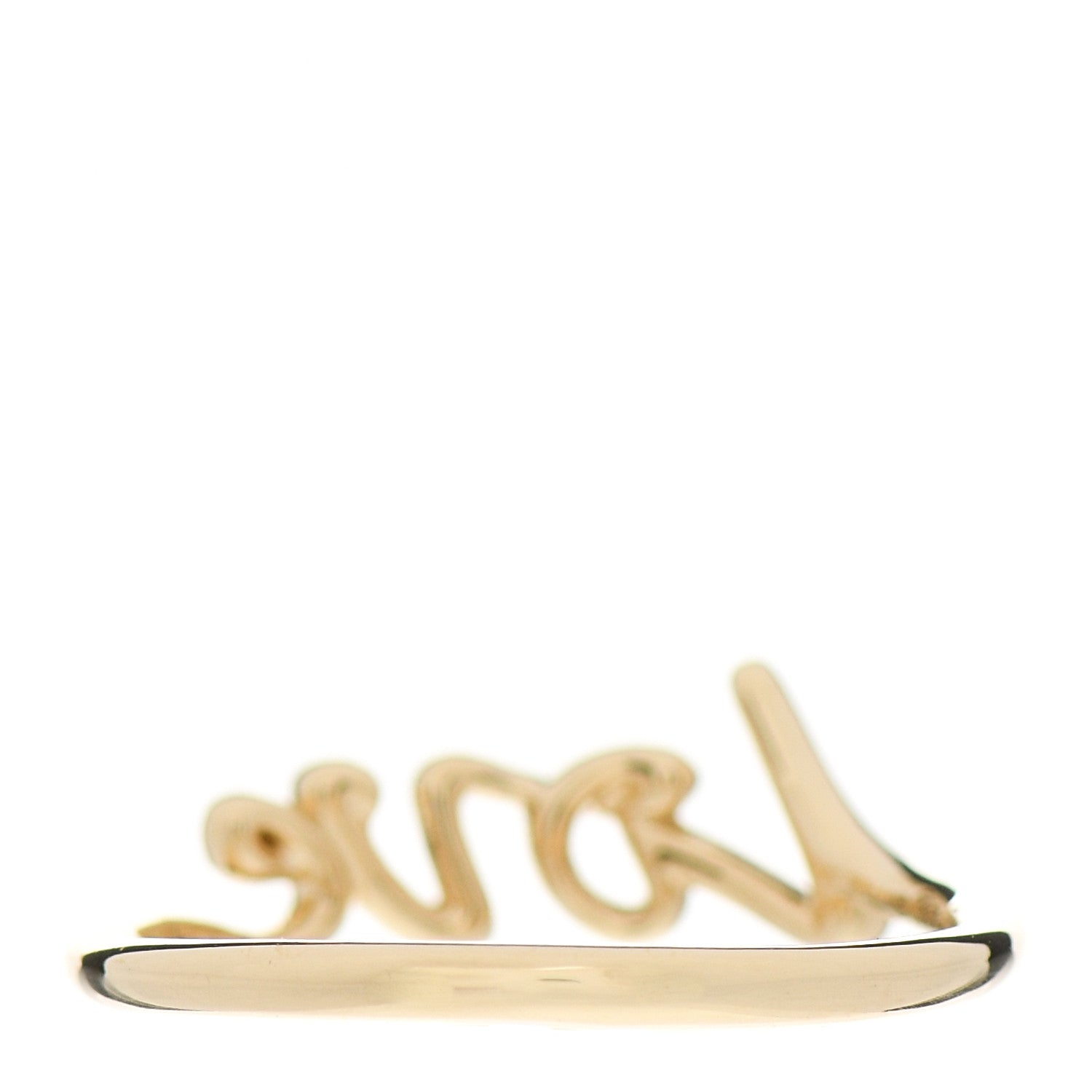 Tiffany 18K Yellow Gold Mini Paloma's Graffiti Love Ring 54 7 3 of 6