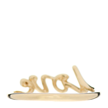 Tiffany 18K Yellow Gold Mini Paloma's Graffiti Love Ring 54 7 3 of 6