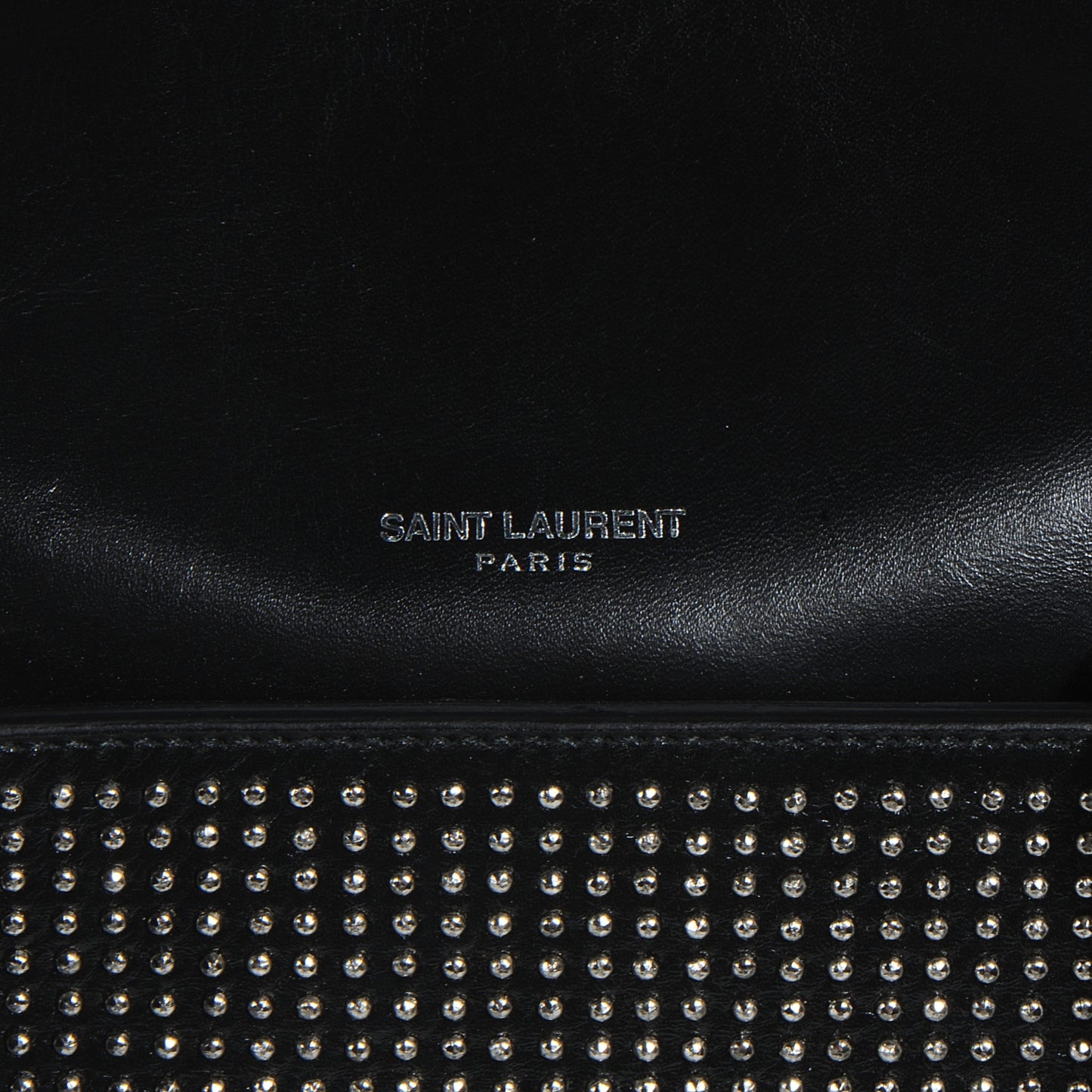 Leather Studded Duffle 6 Black
