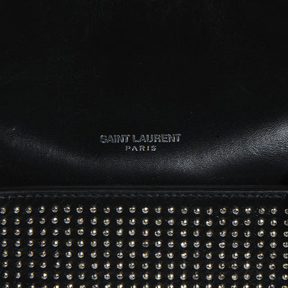 Saint Laurent Leather Studded Duffle 6 Black 3 of 9