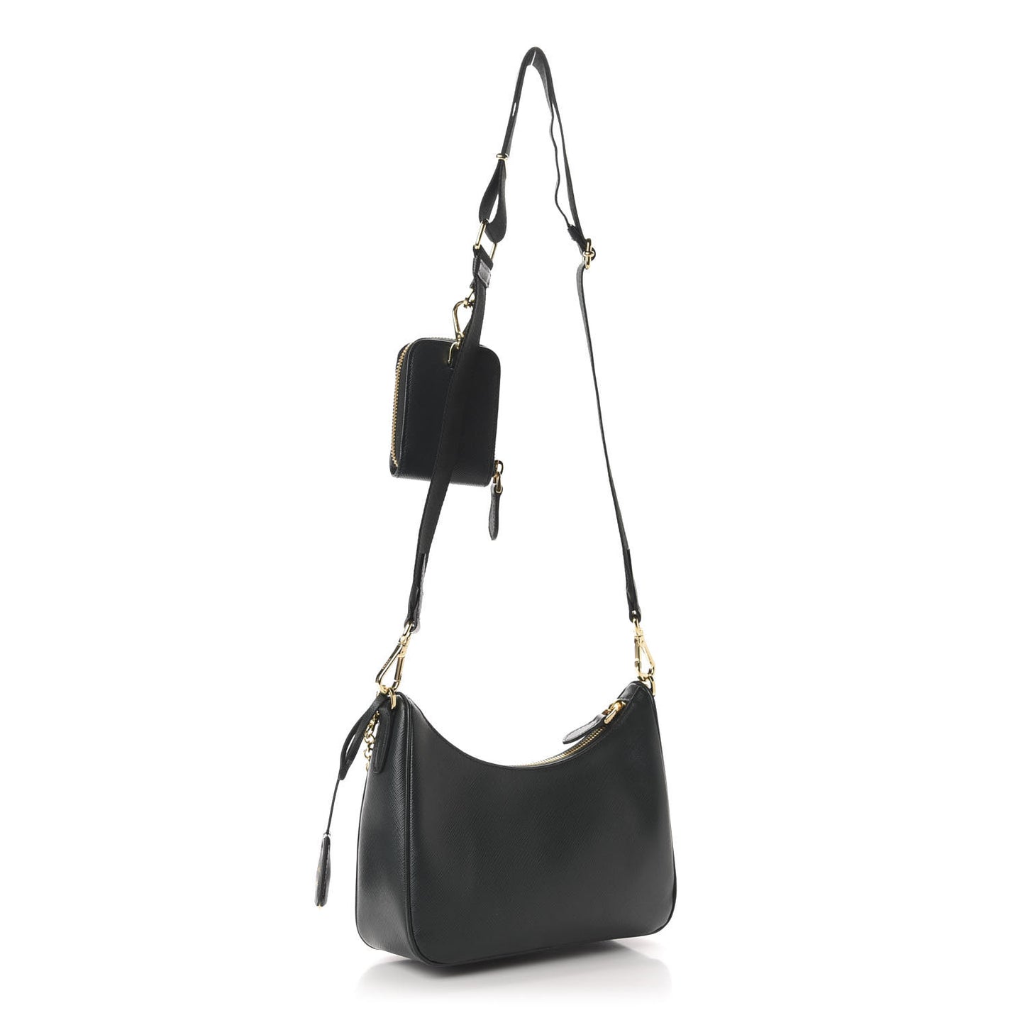 Saffiano Lux Re-Edition 2005 Shoulder Bag Smeraldo