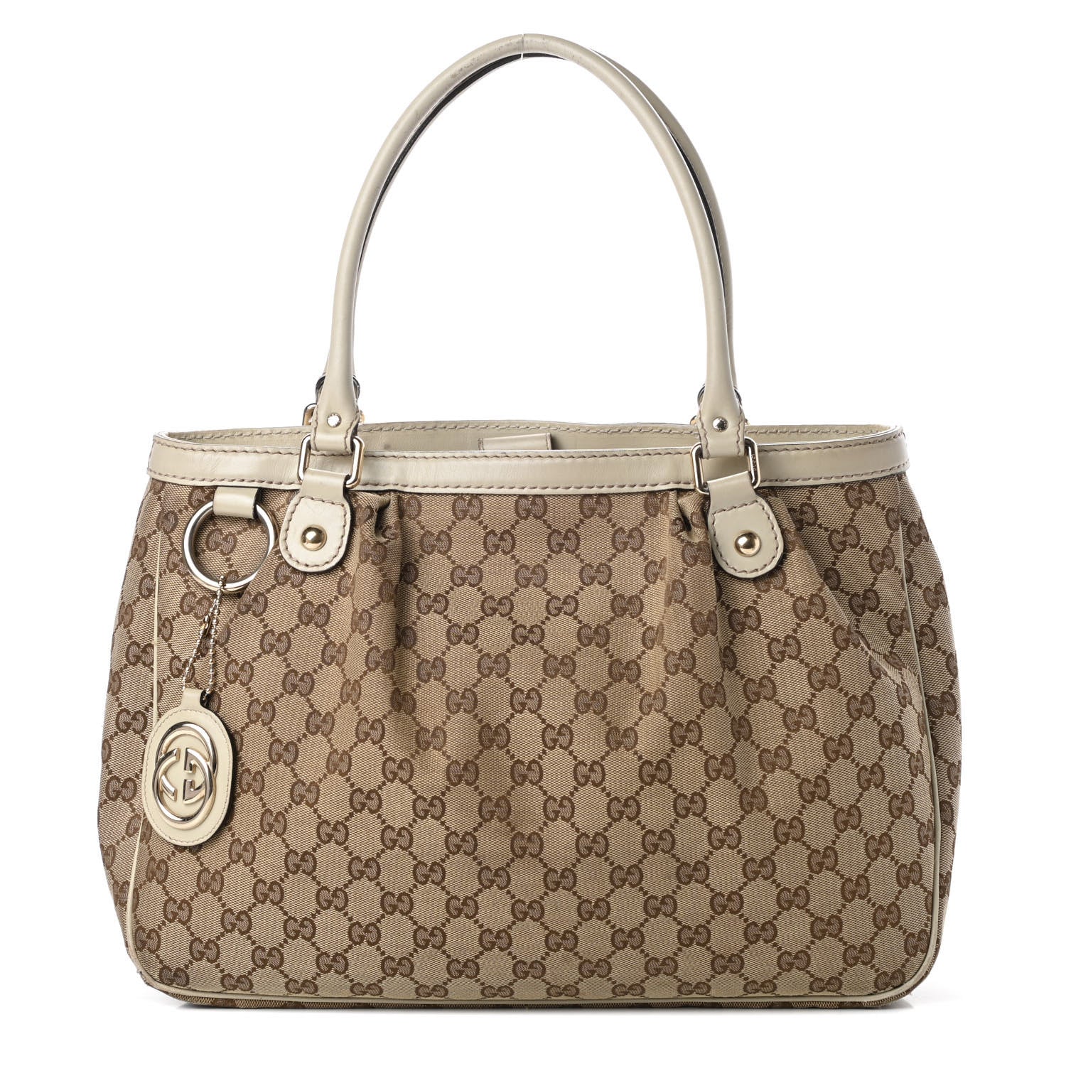 Gucci Monogram Medium Sukey Top Handle Tote Off White 1 of 21