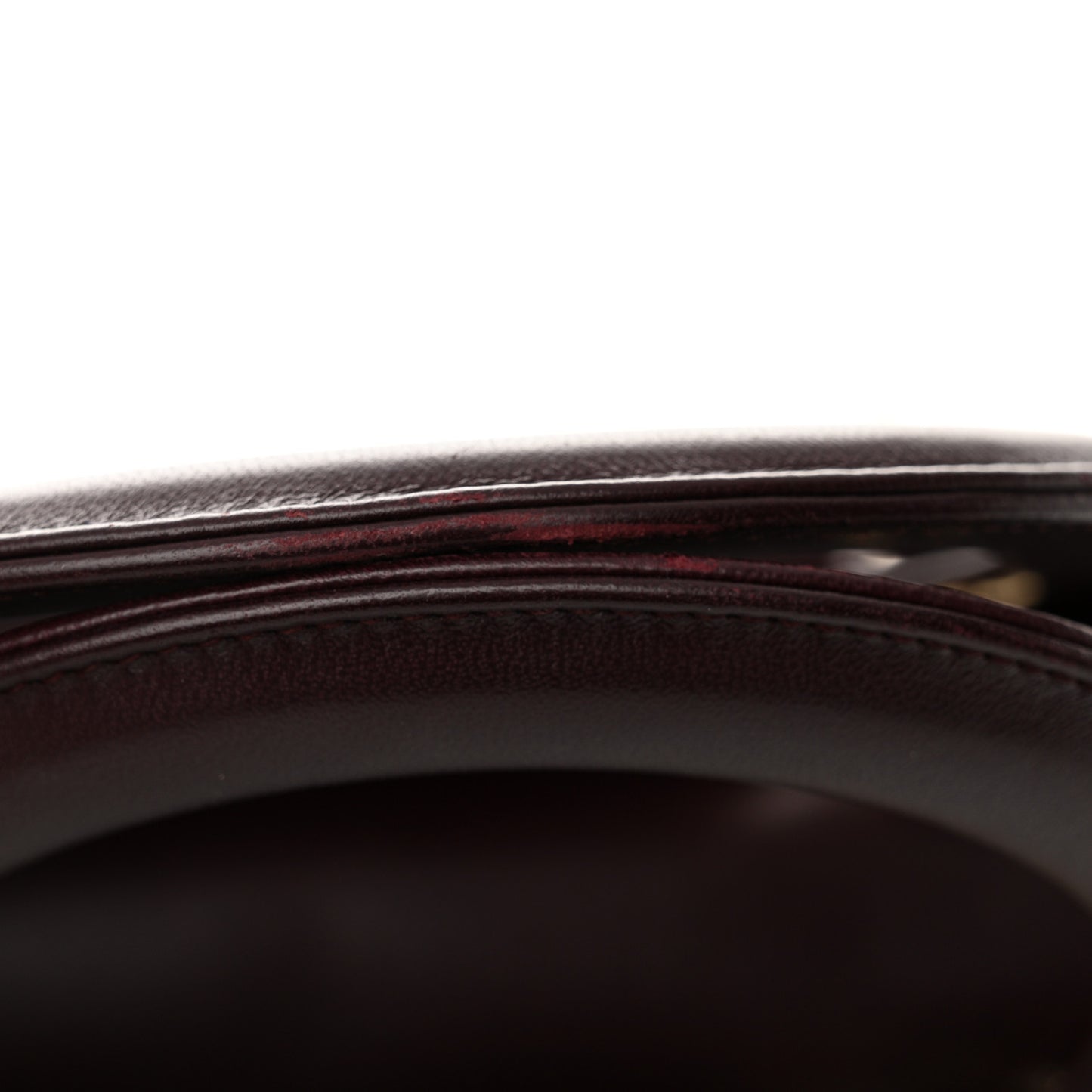 Lambskin Cannage Large Lady Dior Burgundy