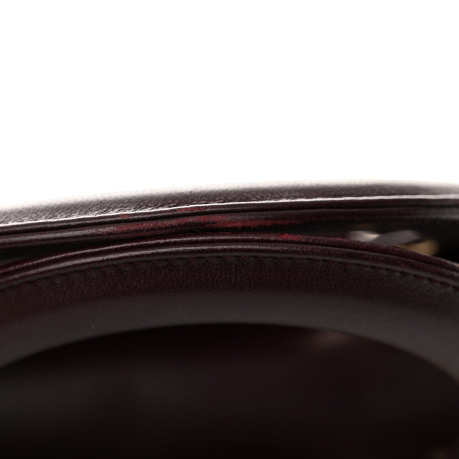 Christian Dior Lambskin Cannage Large Lady Dior Burgundy 13 of 13