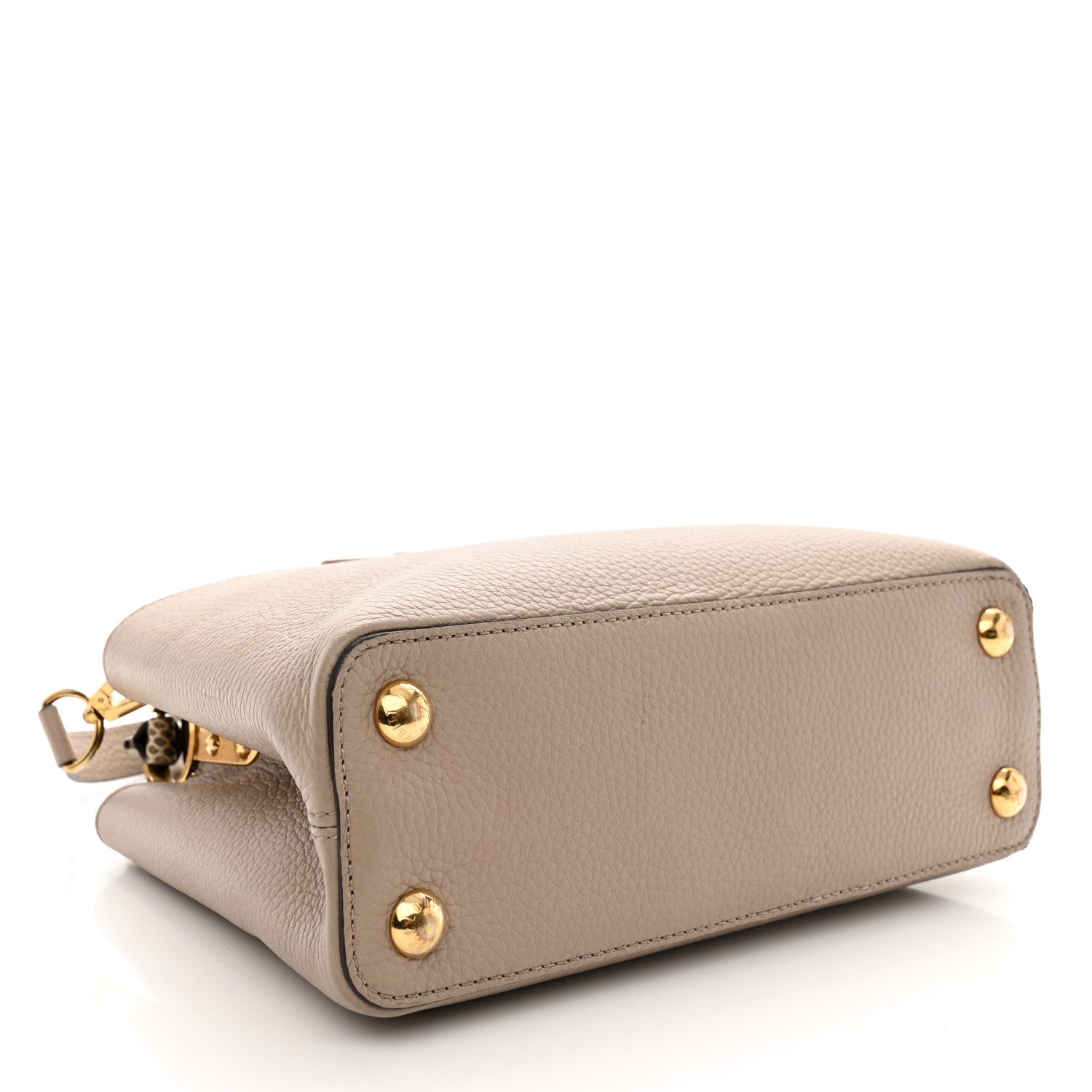 Louis Vuitton Taurillon Ayers Capucines BB Galet 4 of 12