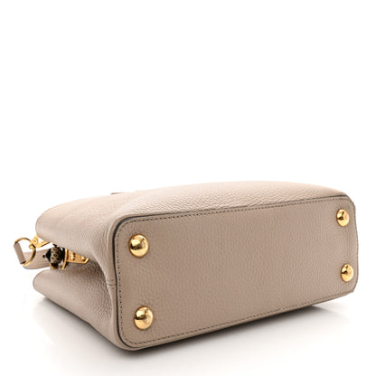 Louis Vuitton Taurillon Ayers Capucines BB Galet 4 of 12