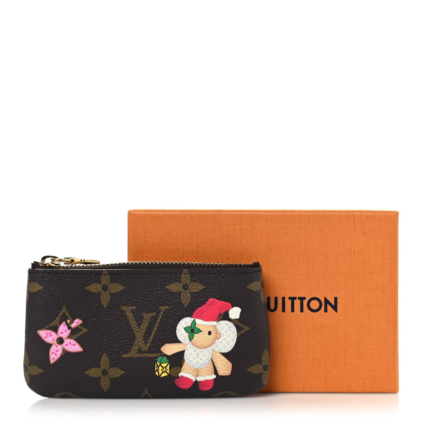 Monogram 2024 Christmas Animation Candy Factory Key Pouch Candy Red