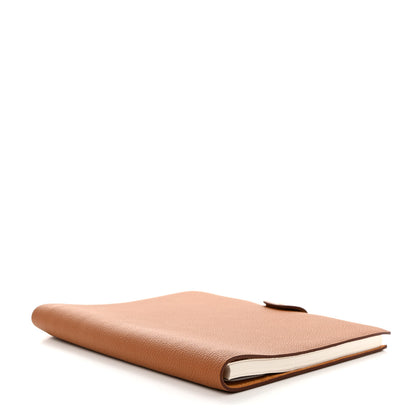 Hermes Togo Ulysse MM Notebook Cover Gold 4 of 9
